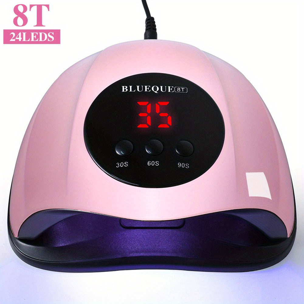 Professional /LED Nail Lamp with LCD Display & Sensor Suitable for /LED Nail Polish, 4 Timer Settings, Instant Nail Dryer for Gel Polish, Lamp for Home Salon, Nail Glue Tool, No Adapter Required Gift for DIY