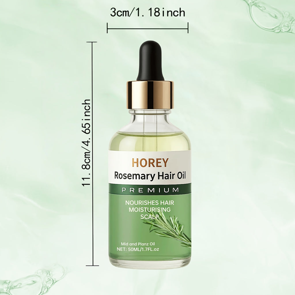 This 50Ml/1.7Oz Rosemary Essential Oil for Hair Includes Batana And Castor Seed Oils. It'S Designed for Treating Frizzy And Damaged Hair, Is Lightweight And Easily Absorbed, Helps to Add Volume, Strengthens Hair