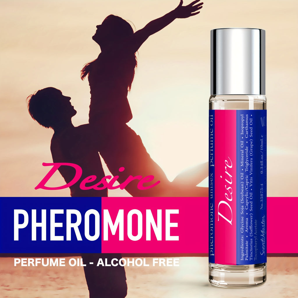 Pure Intuition Pheromone Perfume Oil Cologne 0.34fl.oz for Unisex Attract Her Floral & Fruit Fragrance - Alcohol Free
