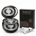 Local Repository Magnetic Eyelashes - Magnetic False Eyelashes Set, Glue-Free, Black/Pink Options with Applicator, Reusable & Waterproof Cat Eye Style, Ideal for Daily Wear/Parties/Valentine's Day Gifts, Must-Have for Women's Makeup