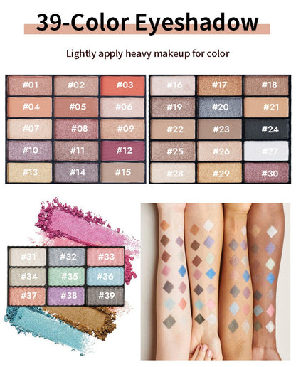 Makeup Kit for Women 58 Colors All-in-One Professional Set with Mirror - Eyeshadow Compact Powder Blusher Lipstick Eyeliner Mascara Eyebrow Pencil Glitter Gel Complete Makeup Gift Set for Girls