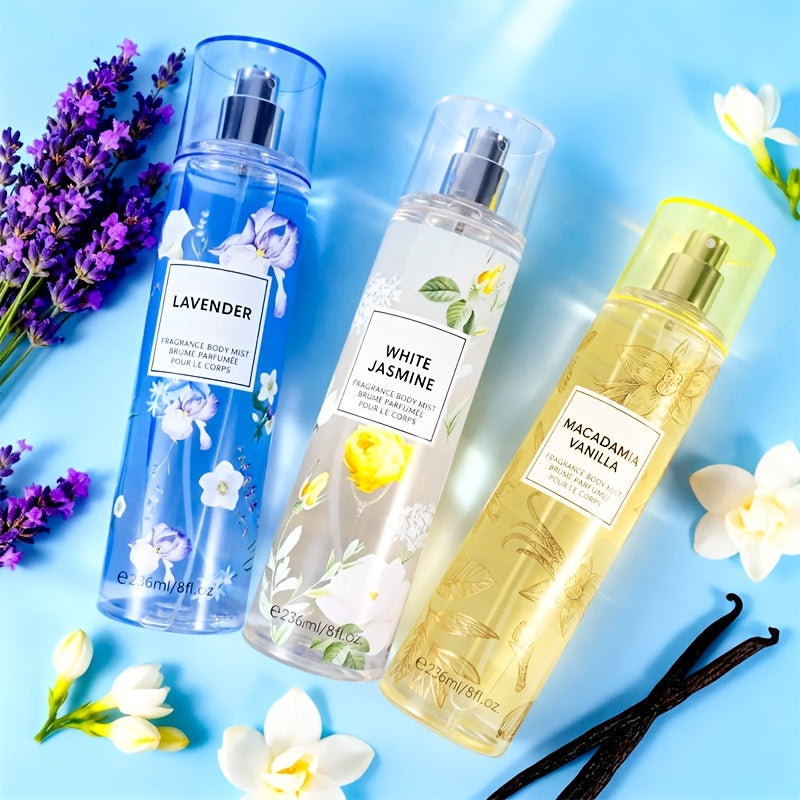 8 Fl.oz/236ml Hair & Body Mist For Women, Floral Fragrance Mist, Fresh Body Spray, Long-Lasting Perfume, Perfect For Daily Use, Dating, Parties And Gift Giving