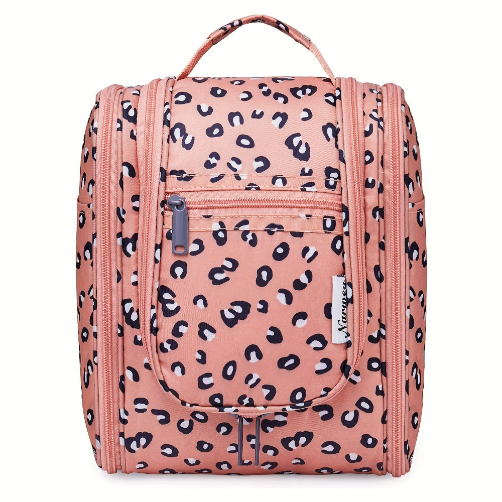 Hanging Toiletry Bag for Women Travel Makeup Bag Multi-Compartment Cosmetic Organizer with Hook Large Capacity Waterproof Toiletry Pouch for Travel Cruise Gym