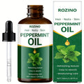 Peppermint Essential Oil: 100% Pure Plant Essential Oil, Suitable for Massage, Shower, Skin Care, Face, Body, Nail, Hair And Eyelash Care. General Use