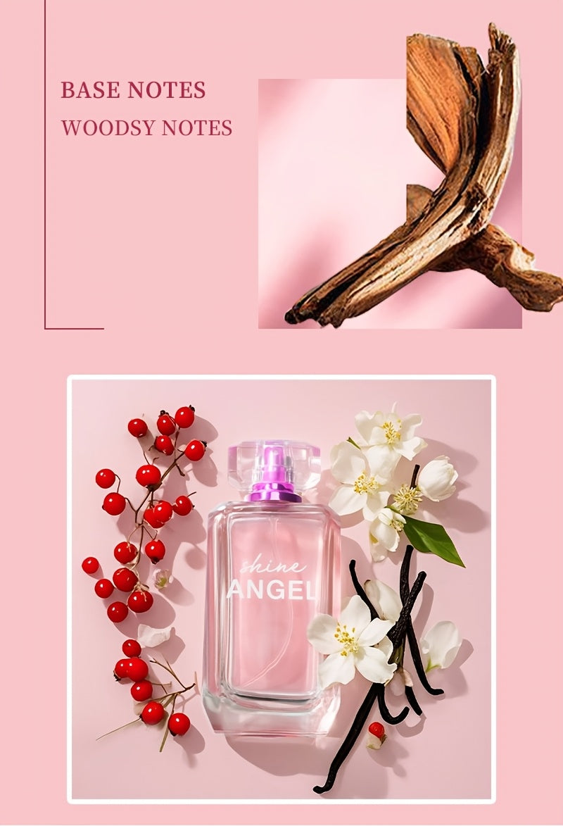 [Gift Giving] 3.4Fl Oz Women's Eau De Parfum Spray, Long-Lasting Fragrance, Notes of Vanilla, Jasmine, Red Berries Flavor, Perfect for Dating, Daily Life, Parties, Gift Giving