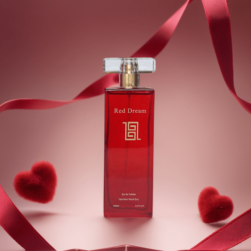 3.4fl.oz Women'S Luxury Perfume - Long-Lasting Floral Scent, Elegant Red Liquid Perfume with Golden & Heart-Shaped Accent, Travel-Friendly Spray for Day to Night Wear, Perfect Gift for Women, Fresh & Sophisticated Fragrance for On-the-Go Use