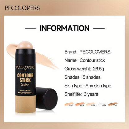 Full Coverage Concealer Cream Set 5 Pieces — Flawless Dark Circle & Pore Coverage, Silky Smooth Texture, Buildable Medium-to-Full Coverage Foundation Concealer for Face & Body