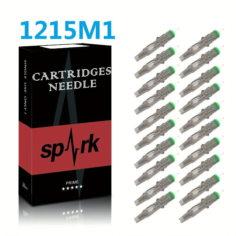 Tattoo Cartridge Needles Disposable Sterilized Round Liner Curved Magnum Flat Shader Professional Body Art Supplies 20pcs/box 12 Series RL CM M1 RS