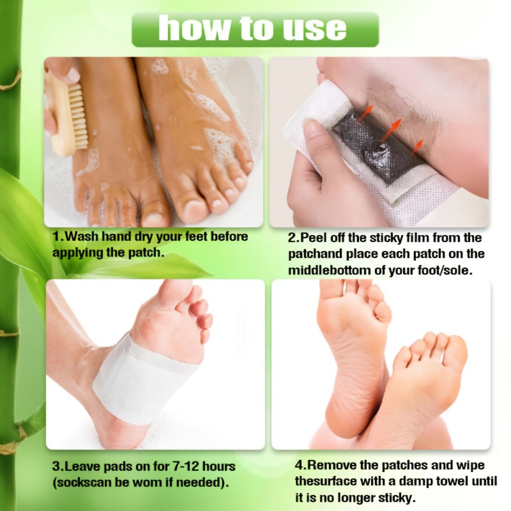 150/50pcs Deep Cleaning And Care Foot Patch Set, Natural Bamboo Vinegar Ginger Powder Plant Ingredients, Alcohol Free to Enhance Cleaning And Moisturizing, Cheap Foot Comfort Care Massage Pad - Used After Showering At Night, Enjoy Sufficient Rest