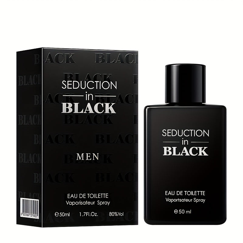 Men's Elegant Long-Lasting Eau De Toilette - Woody Scent, Propylene-Free -Based Cologne Suitable for Dates,, Gym & Travel - Ideal Gift for Him, 50ml/1.7fl.oz Liquid Cologne for Men
