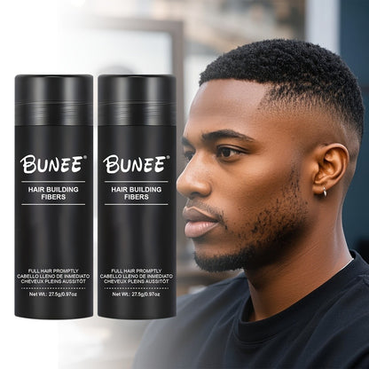 Hair Fiber Powder 27.5g Hairline Powder 2pcs Set — Instant Hair Loss Concealer for Thinning Hair, Parting & Receding Hairline Coverage for Men and Women