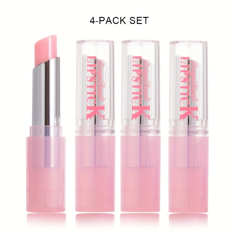 Colored Lipsticks That Provide Long-Lasting Moisture, Hydration, And Are Smudge-Proof, Waterproof, And Temperature-Changing, Along with Color-Changing Lip Balms That And Nourish