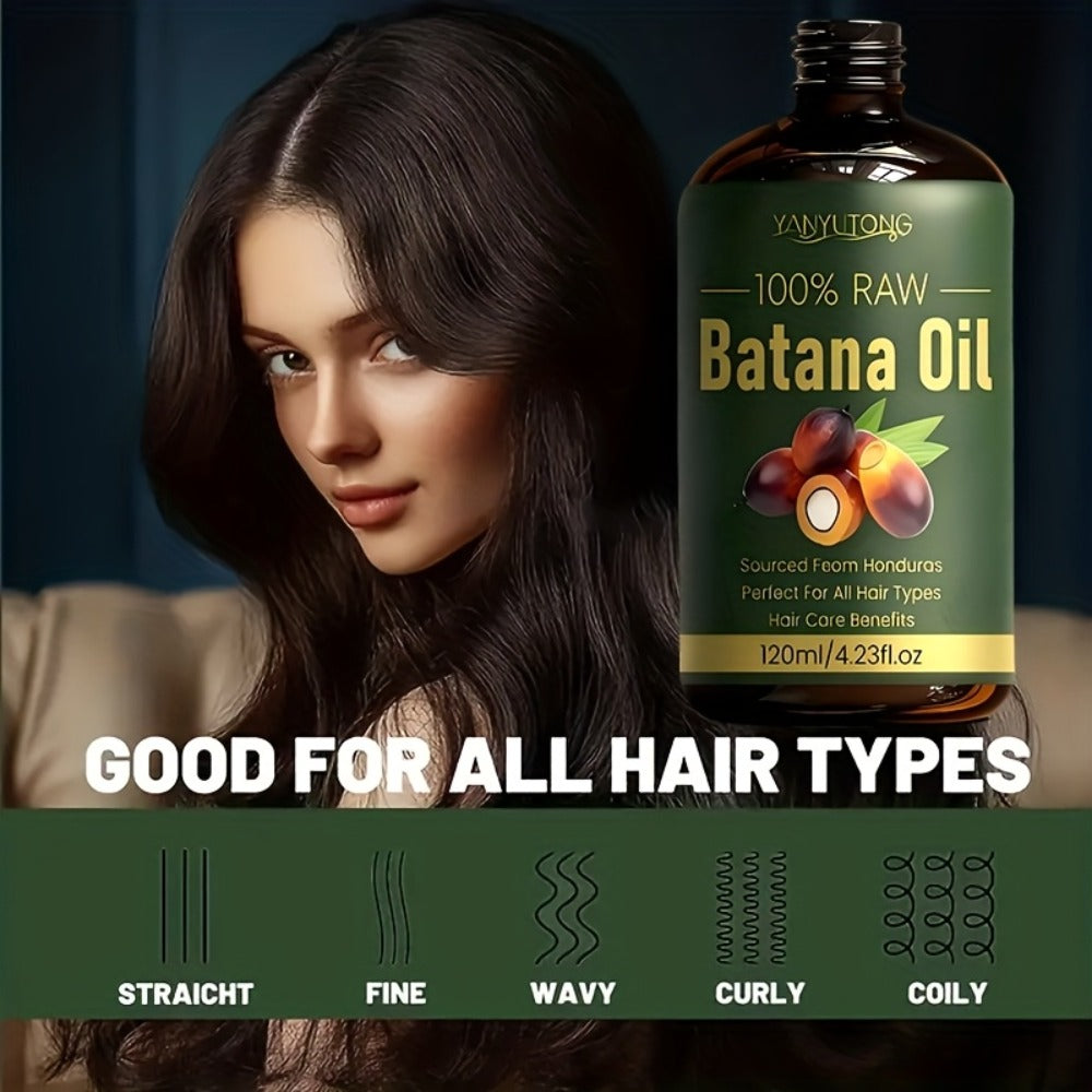 Batana Essential Oil Hair Activation Large Capacity Deep Moisturizing Hydrating Split End Repair Dry Damaged Hair Scalp Treatment Real Ingredients Natural Hair Growth Oil Gift for Women Men