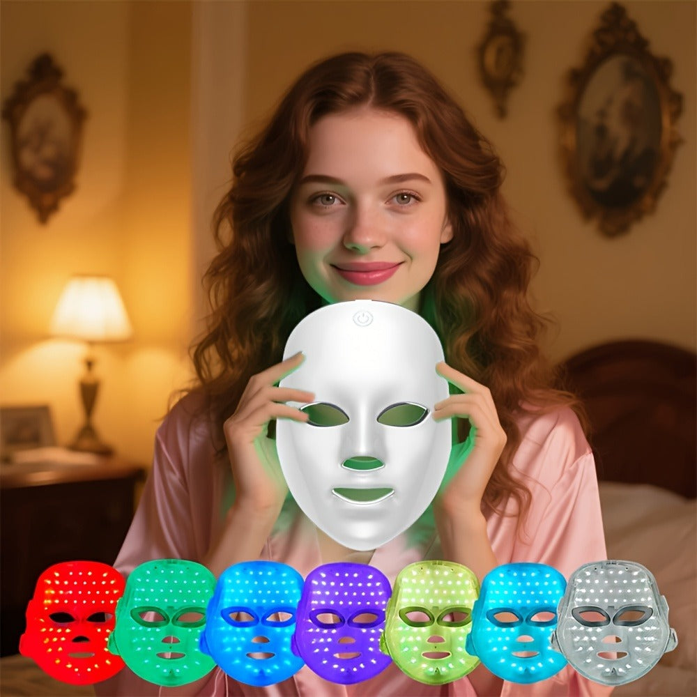 7-Function Color Facial Skincare Mask - Advanced Skin Care Device for Facial Skin and Radiance - The Perfect Holiday Gift, a Beauty Tool for Women