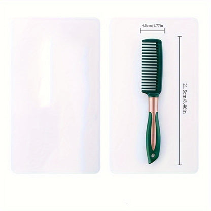 Hair Comb Set 5 Piece — Cushion Brush, Curling Comb, Detangling Comb, Anti-Static Comb & Scalp Massage Comb for Women, Smooth Hair Care Styling Kit