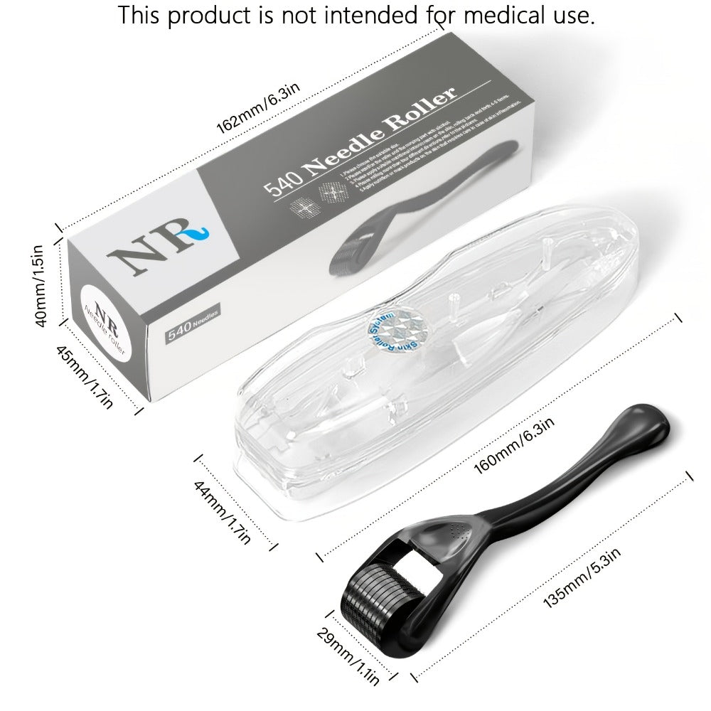 2pcs Per Box Derma Roller Microneedle Roller for Face, Roller for Beard, Microneedling Roller | for Women And Men | Micro Needle Roller for Face Scalp, Perfect Gift for Family And Friends!DermaStamp 0.25mm