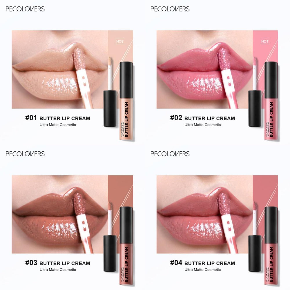 Lip Gloss Set 9pcs Moisturizing Lip Glaze Long Lasting Non-Greasy Liquid Lipstick with Mirror - Berry Pink Red Glossy Lip Color Gift for Women