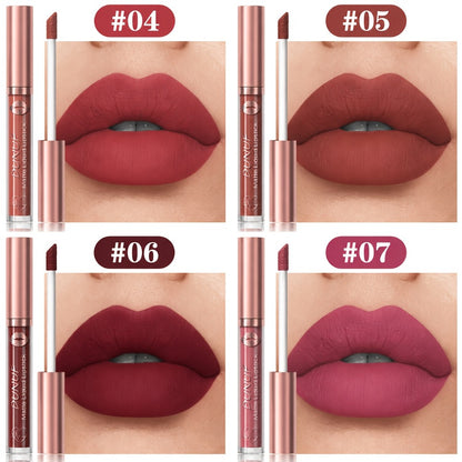 Lip Makeup Set 12pcs — Lipstick, Lip Gloss & Lip Oil, Matte & Glass Lips, Waterproof Long-Lasting Berry Shades, Moisturizing Non-Greasy Formula, Perfect Holiday Gift