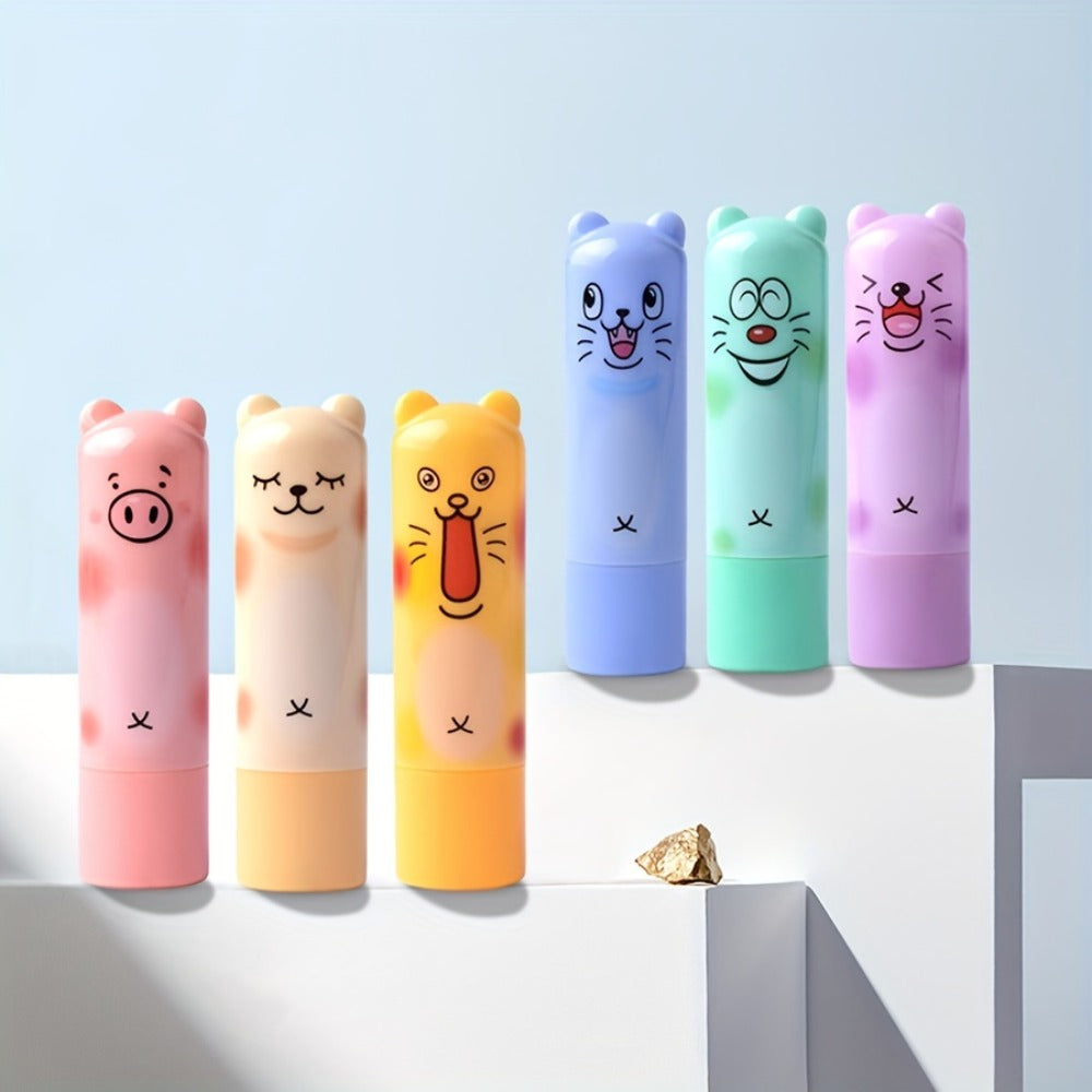 Set of 24 Adorable Lip Balms - Hydrating And Durable, Allergy-Friendly, Shiny End, Appropriate for Every Skin Type, Key Components: Minerals And Plant-Derived Squalane