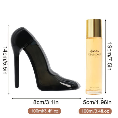Women's Perfume Floral Oriental Gourmand 3.38 oz - Long Lasting Paraben Free Fragrance, Coffee Almond Vanilla Tonka Bean, 4 Styles Sexy Cool Dream Golden Girl Night Out Daily Wear