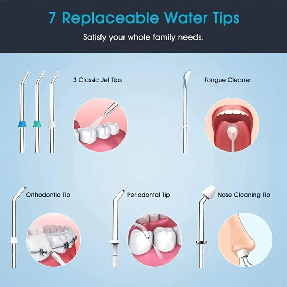 Water Flosser, Dental Cleaner, Electric Water Dental Floss for Home Use