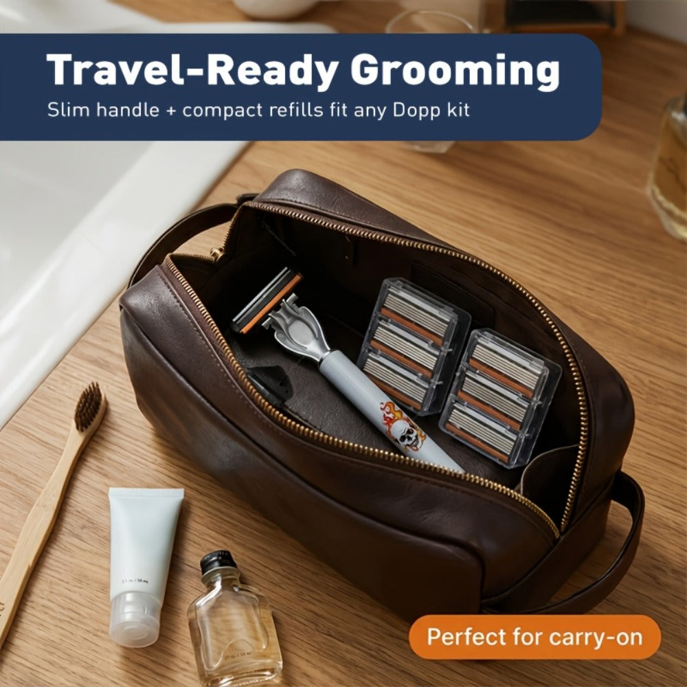 2 Handles + 54 Replacement Blades, 2 Handles + 32 Replacement Blades, 1 Handle + 18 Replacement Blades, Manual Razor Set, Stainless Steel Razor Set, Men'S Manual Razor, Men'S Razor, High-Quality Men'S Razor Set, Men'S Manual Shaver, Large Capacity