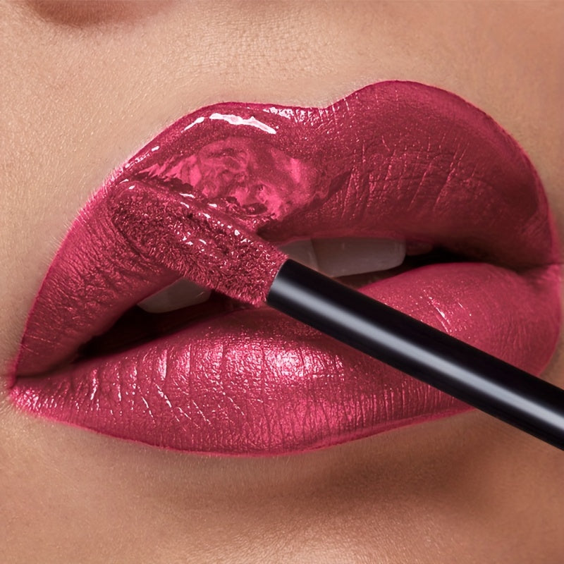 Shimmer Liquid Lipstick — Highly Pigmented Metallic Lip Gloss | Long-Lasting Non-Sticky | Plant Squalane Formula | 24 Shades for All Skin Types
