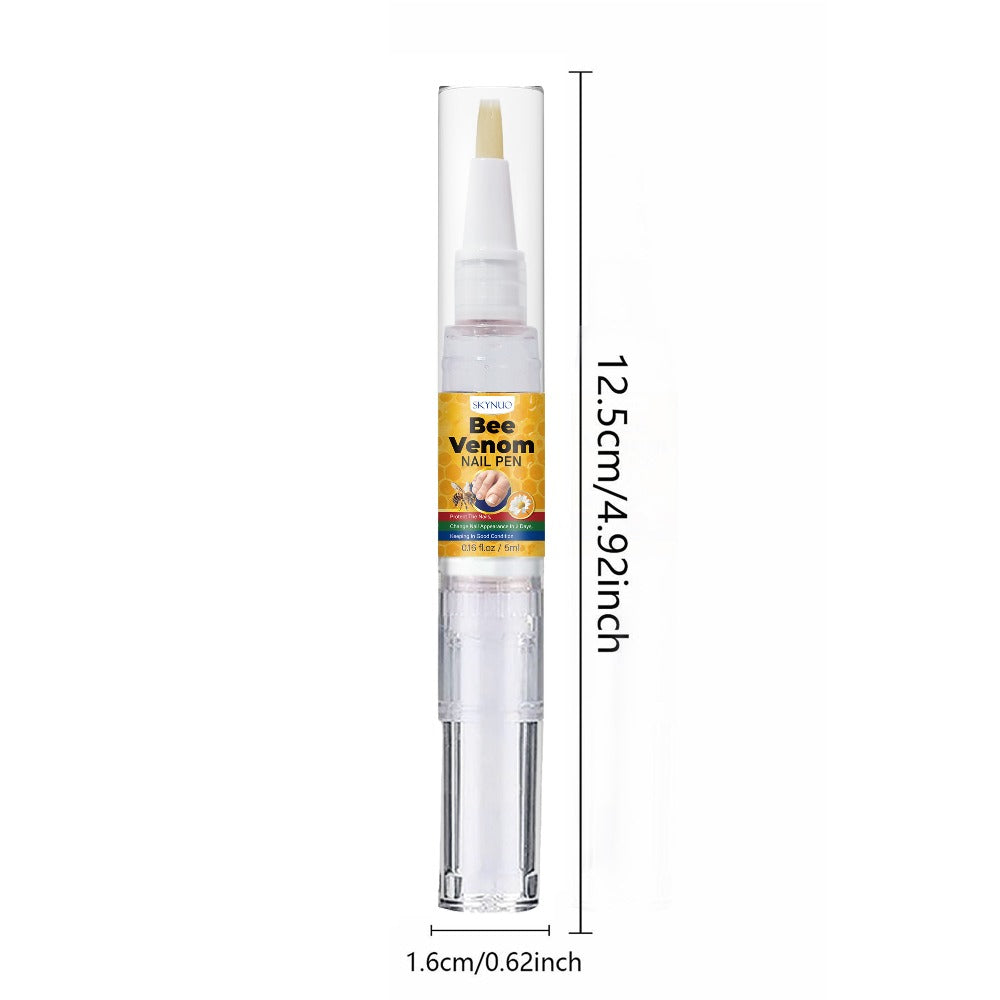 Bee Venom for Nail Pen, Extra Strength, Fast-Acting Toenail Care, Nourishing, Harden & Brightens Nail Surface, Suitable for Women & Men, Keep in Good Condition