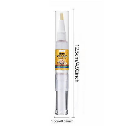 Bee Venom Nail Pen – Extra Strength Toenail Care Treatment, Nourishing & Hardening Formula, Brightens Nail Surface, Fast-Acting Repair for Women & Men