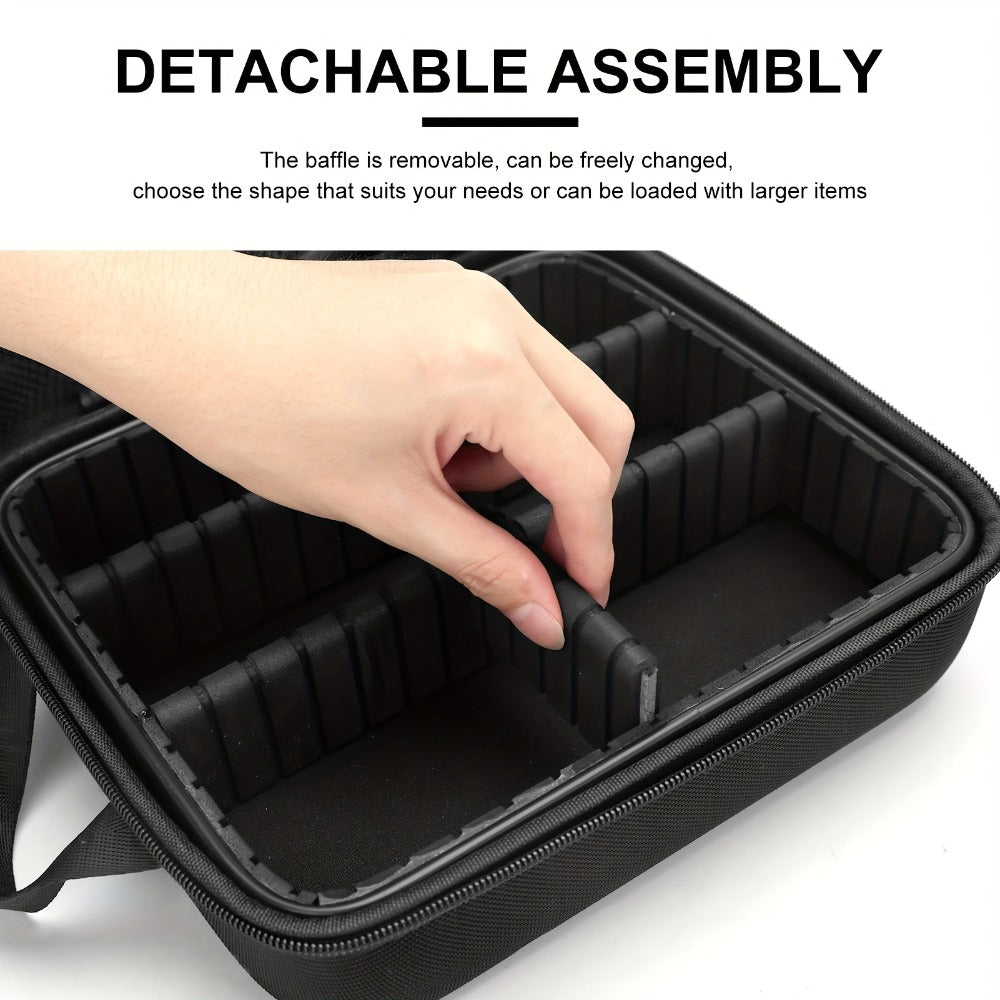 Barbertop Hair Styling Kit: Portable Hard Case for Hair Clippers, Trimmers, and Beauty Tools