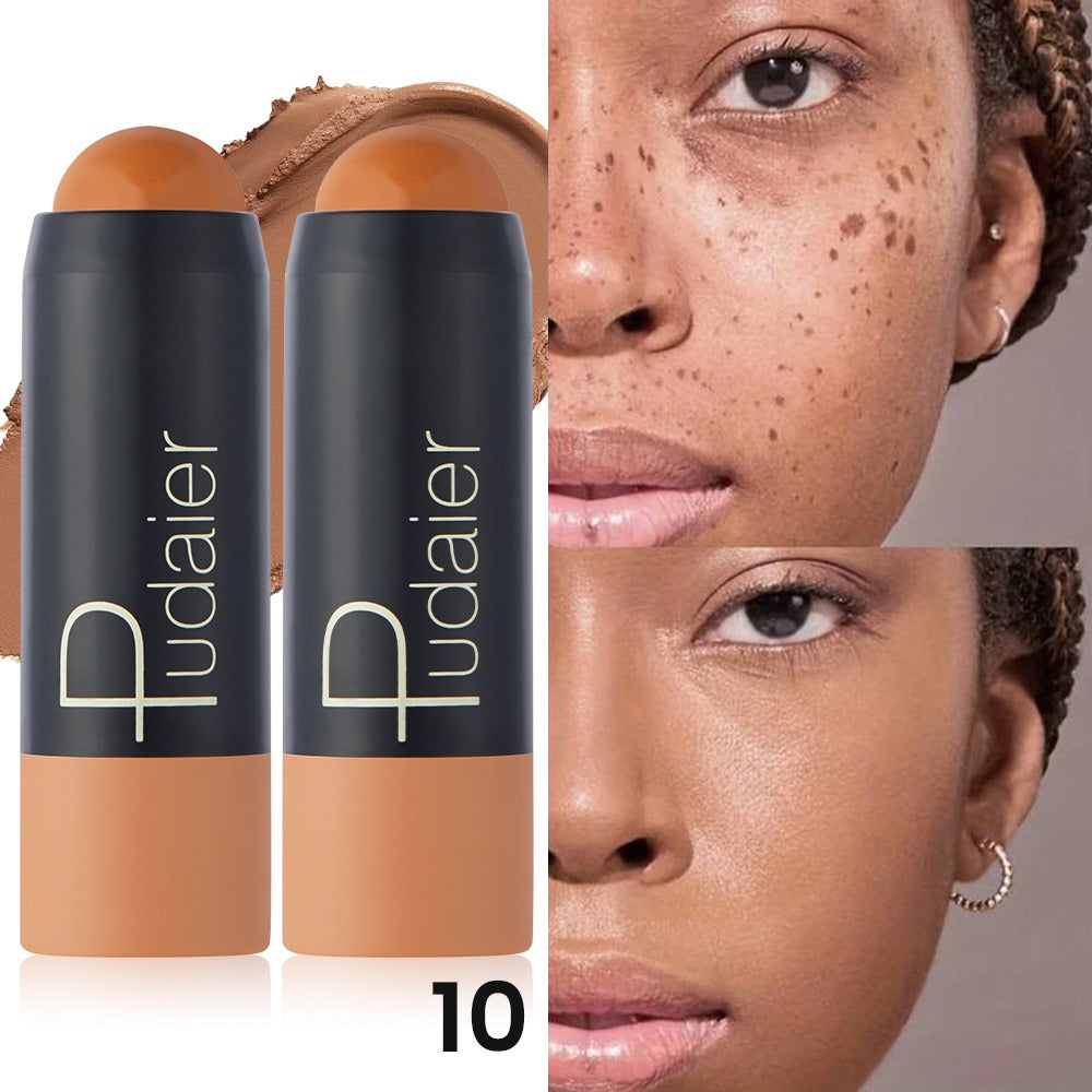 2pcs of Waterproof Foundation Sticks, Concealer Sticks, Long-Lasting Coverage, Sweat-Proof, Suitable for Various Daily Makeup Looks