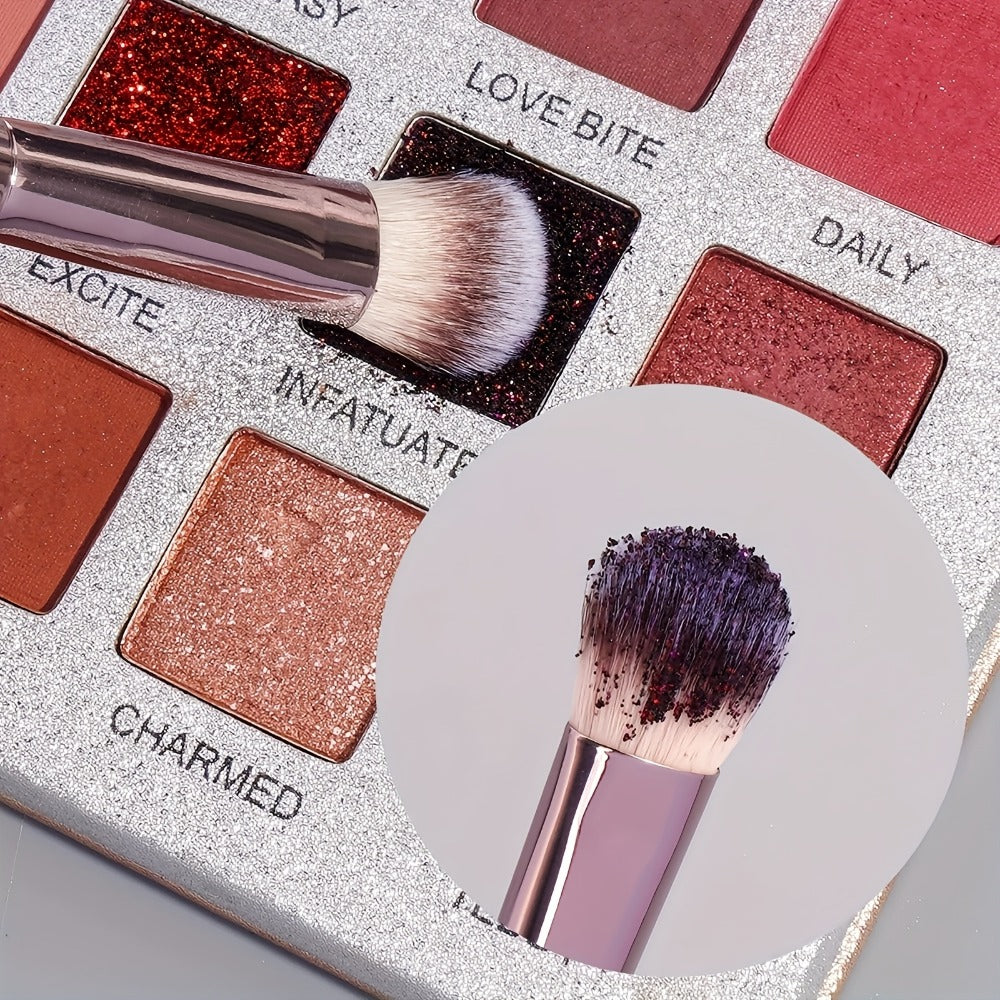 Professional Makeup Brush Set 30PCS Hypoallergenic Nylon Bristles - Alloy Handle Blush Foundation Eyeshadow Contour Brow Lip Brushes with Storage Pouch - Travel-Friendly for Beginners & Pros
