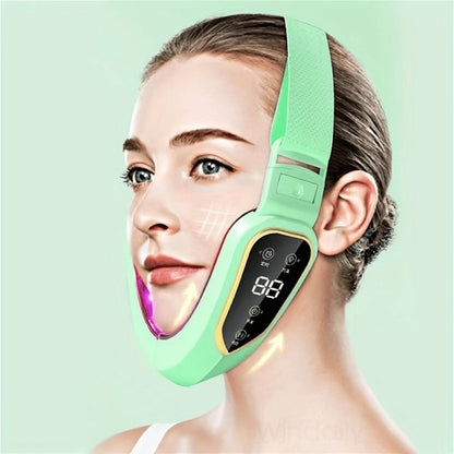 V-Face Slimming Massager 6-Speed USB Rechargeable - Electric Facial Lifting Contouring Device for Jawline Chin Sculpting - Anti-Aging Skin Tightening Beauty Tool Gift for Women