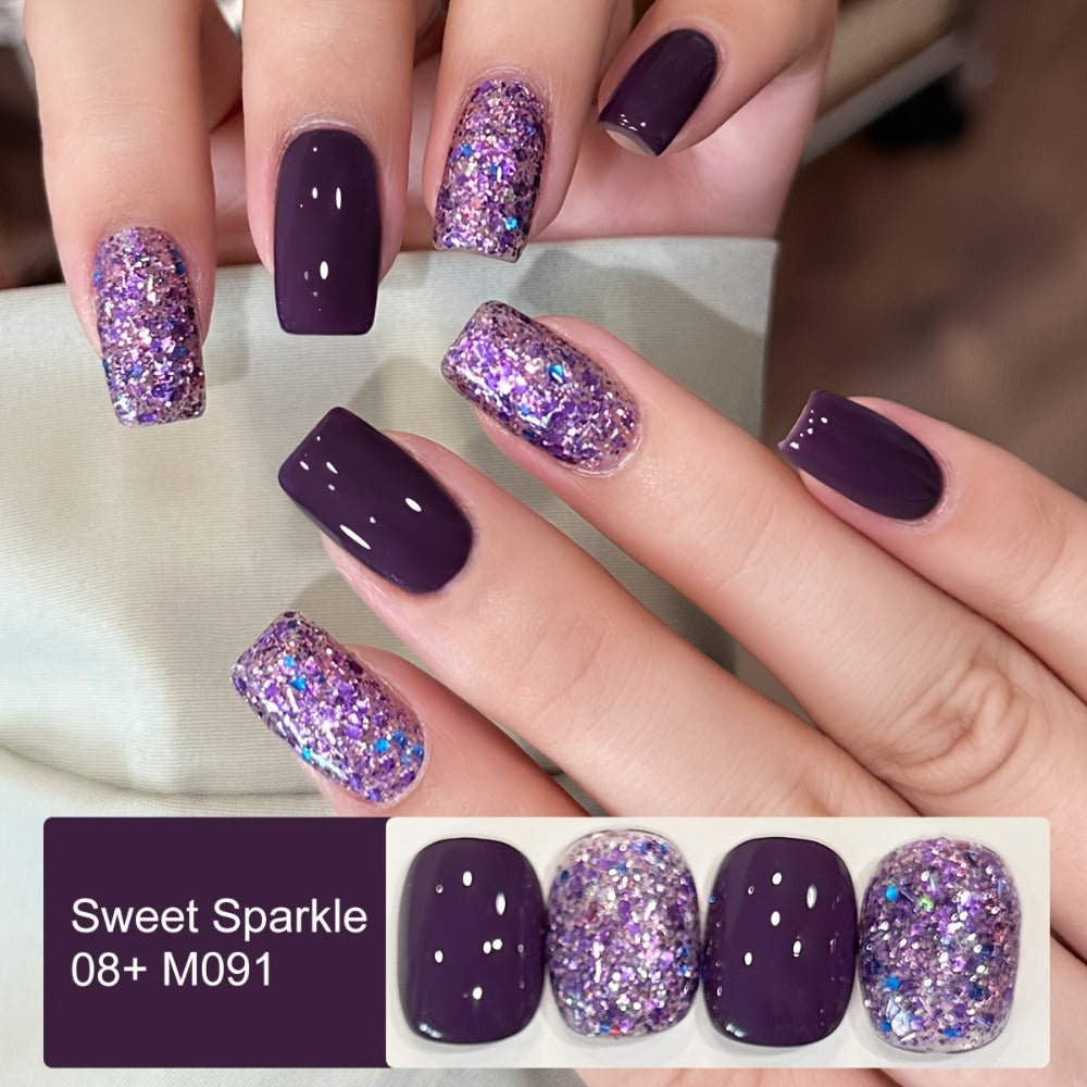 Glamorous Spring Nails Seasonal Nail Art 2Colors Set 0.51oz Nail Gel Polish Soaking LED Nail Gel Salon Female Nail Art Tools Four Seasons Fashion