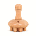 PYSEAN Wood Relax Mushroom Massage Tools, Wooden Mushroom Massager, Anti Cellulite Lymphatic Drainage Relax Massage Cup Tools