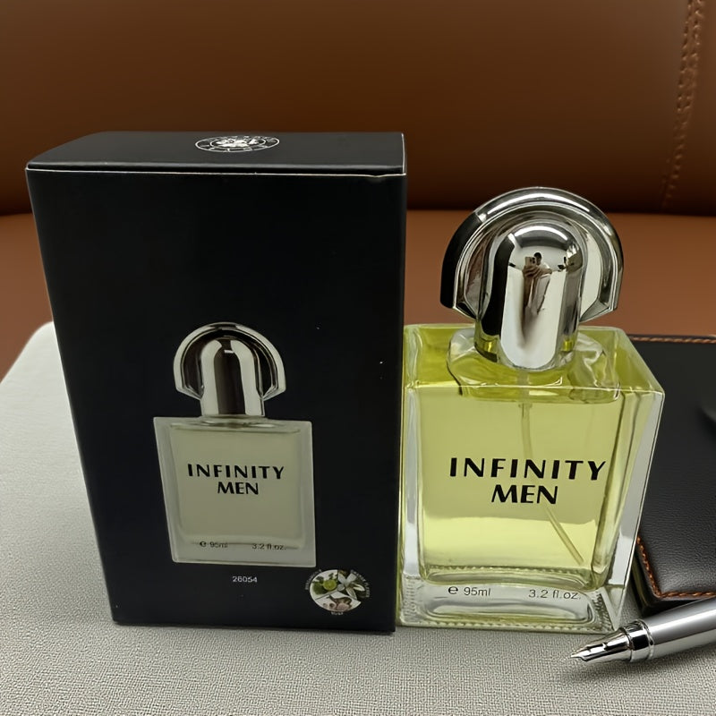 1pc Men'S Luxury Perfume - Long-Lasting Fresh & Sweet Scent with Woody Notes, Elegant Light Mint Green & Golden Design, All-Day Freshness for Commuting, Dates, Nights Out - Women Magnet Fragrance for Men, Sensitive Light Beige Safe, 1.0fl.oz / 0.3fl.oz Tr