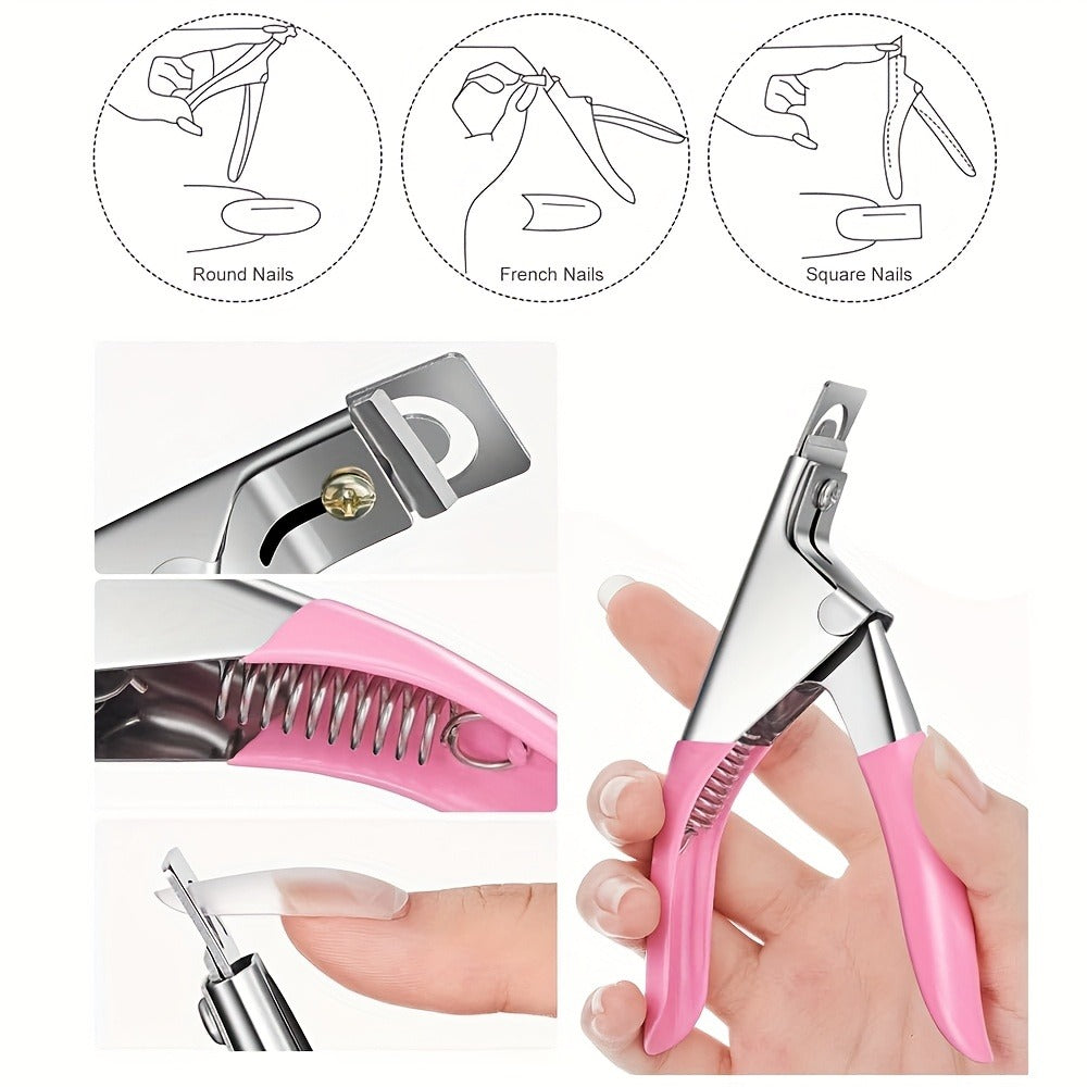 Full Nail Acrylic Nail Kit with Drill & Light Suitable for Beginners - Complete Starter Set with, Nail Glue/, - System for - Nail Extensions, Professional Manicure/Pedicure Tools for DIY Nail Care