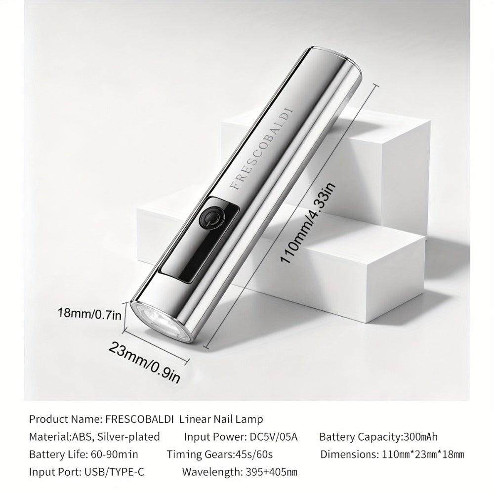 On-Screen Display Handheld Nail Art Lamp for Gel Nails, Mini Nail Light, Portable LED Nail Lamp, USB Nail Dryer for Fast Manicure Pedicure Tool