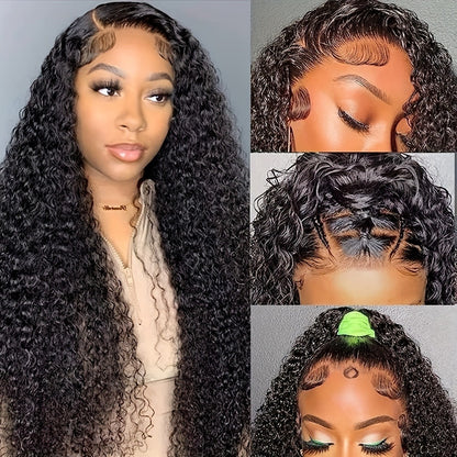 Lace Front Wig Human Hair 13x4 HD Lace Frontal Body Wave Wig Pre Plucked Glueless 180% Density Natural Hairline for Women