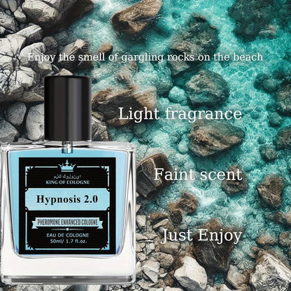 Pheromone Cologne for Men Hypnosis 2.0 50ml - Fresh Long Lasting Pheromone Perfume Spray Confidence Boosting Masculine Scent Attract Women Gift