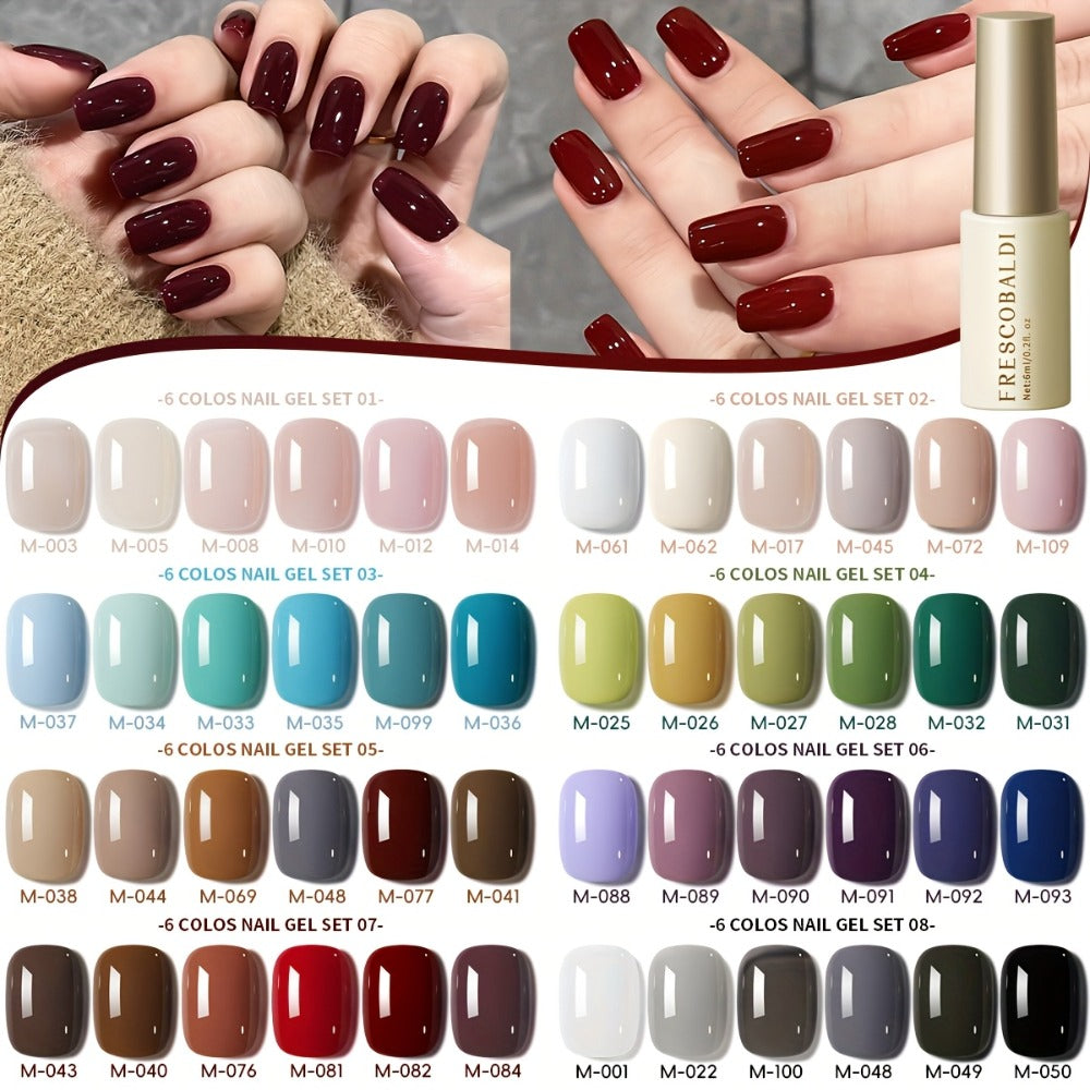 Nail Art New Nail Polish Glue Popular Color Solid Color Leveling Daily Nail Salon Set