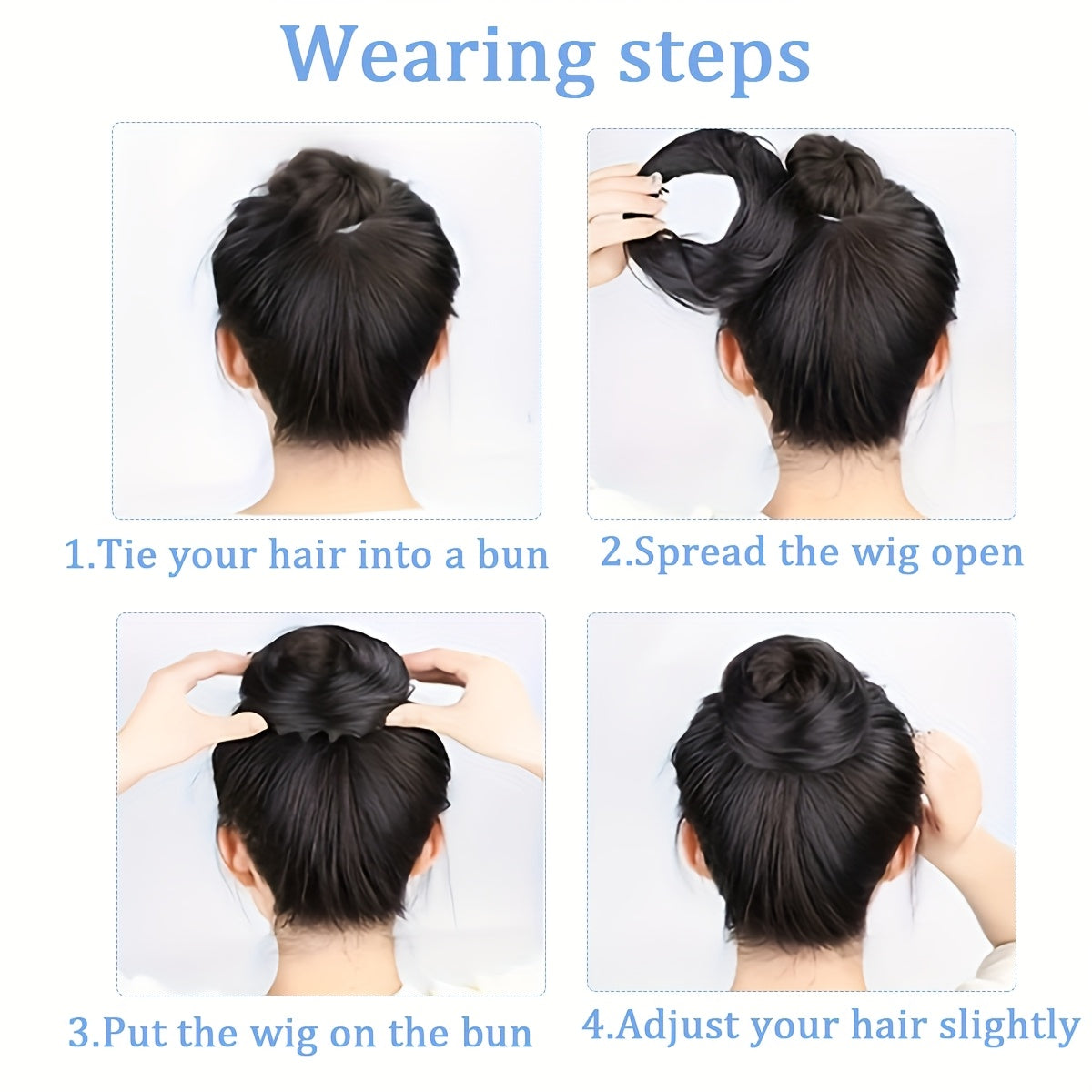 4-inch Magic Bun Hair Accessory for Women, Easy-to-use Headbands And Hair Clips, Perfect for Elegant High Ponytails, Made Of High-temperature Synthetic Fiber, Ideal for Weddings, Parties, And Formal Events, Suitable for Formal Occasions