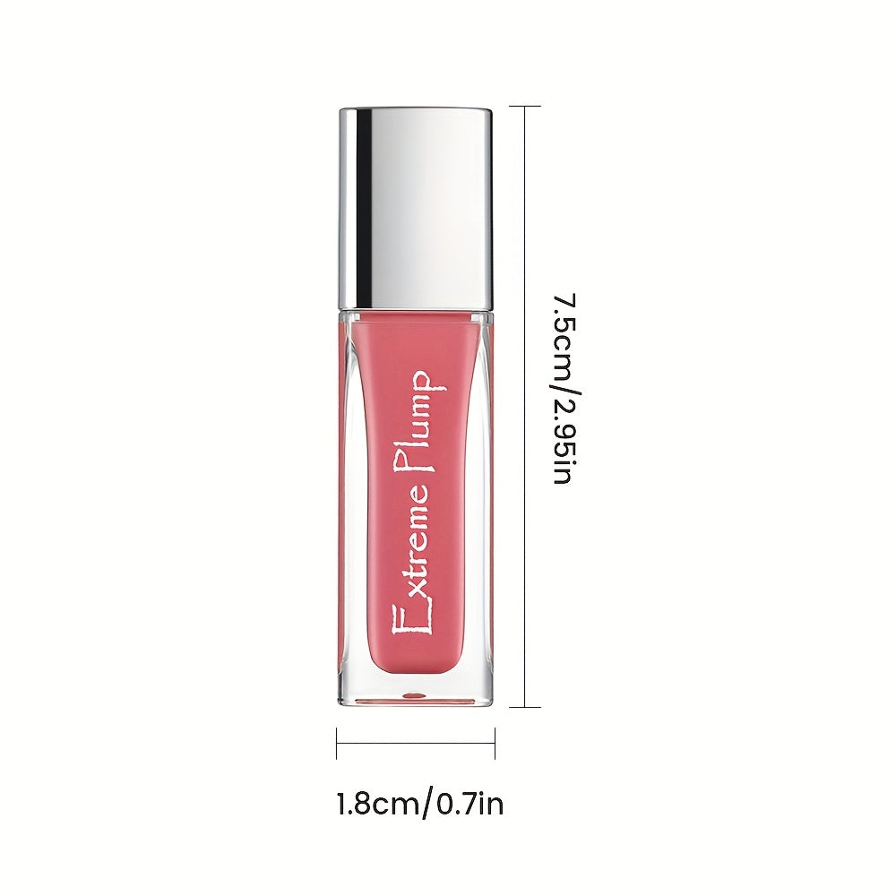 Long-Lasting Water-Gloss Lip Gloss - Moisturizing & Hydrating, Sweatproof Non-Sticky Pinkish-Shimmer Lip Gloss with Glossy Finish, Nude Pink Tint for All Light Beige Types (Light Beige to Nude) - Smooth Lip Gloss for Women, Parties, Weddings & Everyday, M