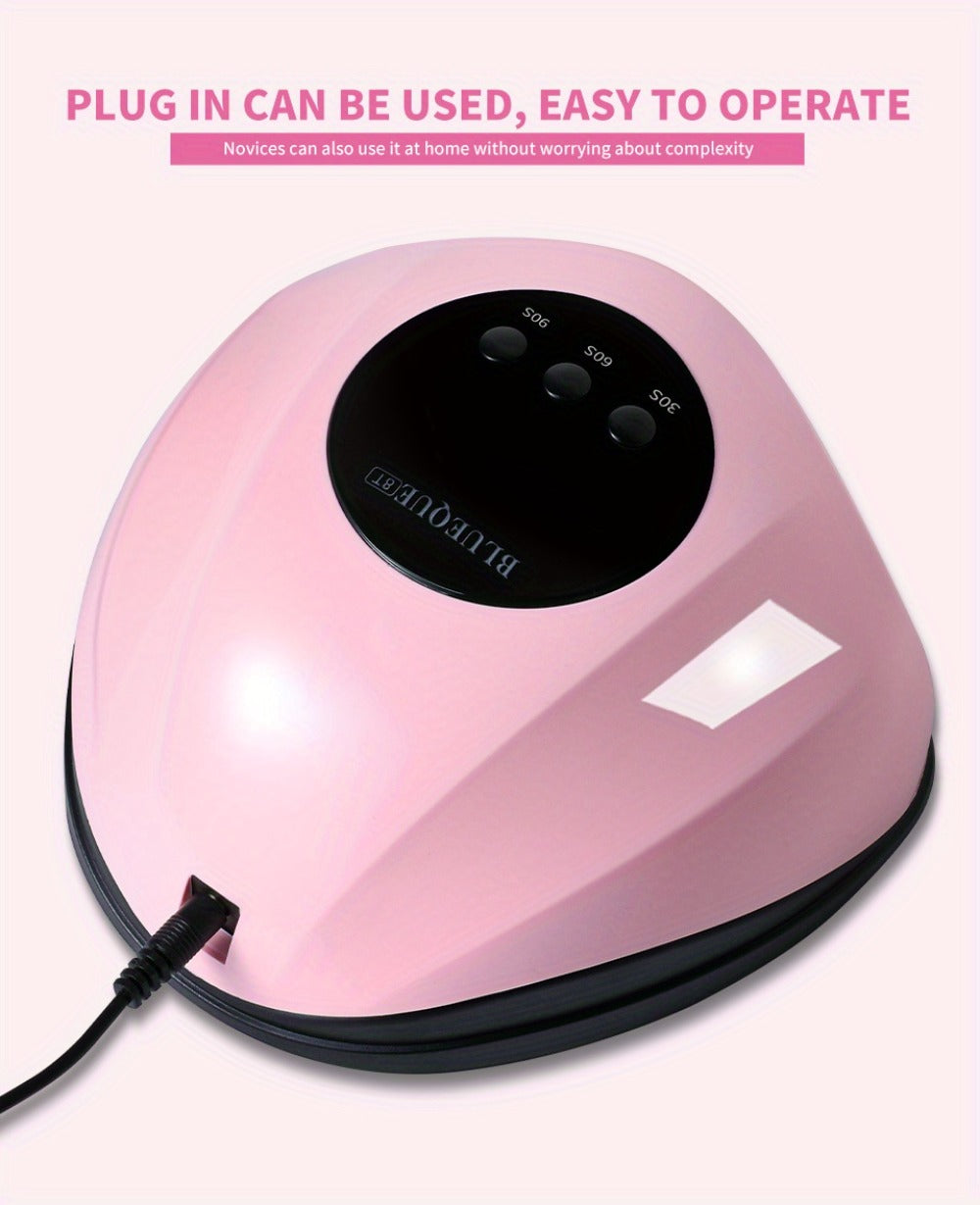 Professional /LED Nail Lamp with LCD Display & Sensor Suitable for /LED Nail Polish, 4 Timer Settings, Instant Nail Dryer for Gel Polish, Lamp for Home Salon, Nail Glue Tool, No Adapter Required Gift for DIY