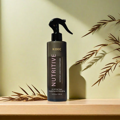 Leave-In Conditioning Spray Detangler 2 Bottles 13.53oz Snail Serum Anti-Frizz Deep Conditioner Shine-Boosting Moisturizing for Curly Dry Damaged Hair Frizz Control Smooth Silky Hair Care