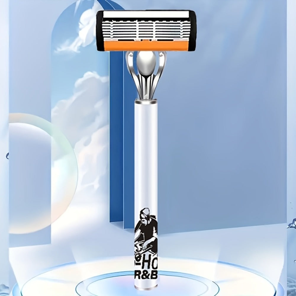 This Classic Men's Razor Comes With 72 Ultra-sharp And Durable Blades, And Its Progressive Design Ensures A Safe, Smooth And Painless Shaving Experience. Comes With 2 Non- Slip Handles, Perfect For Holiday Gifts