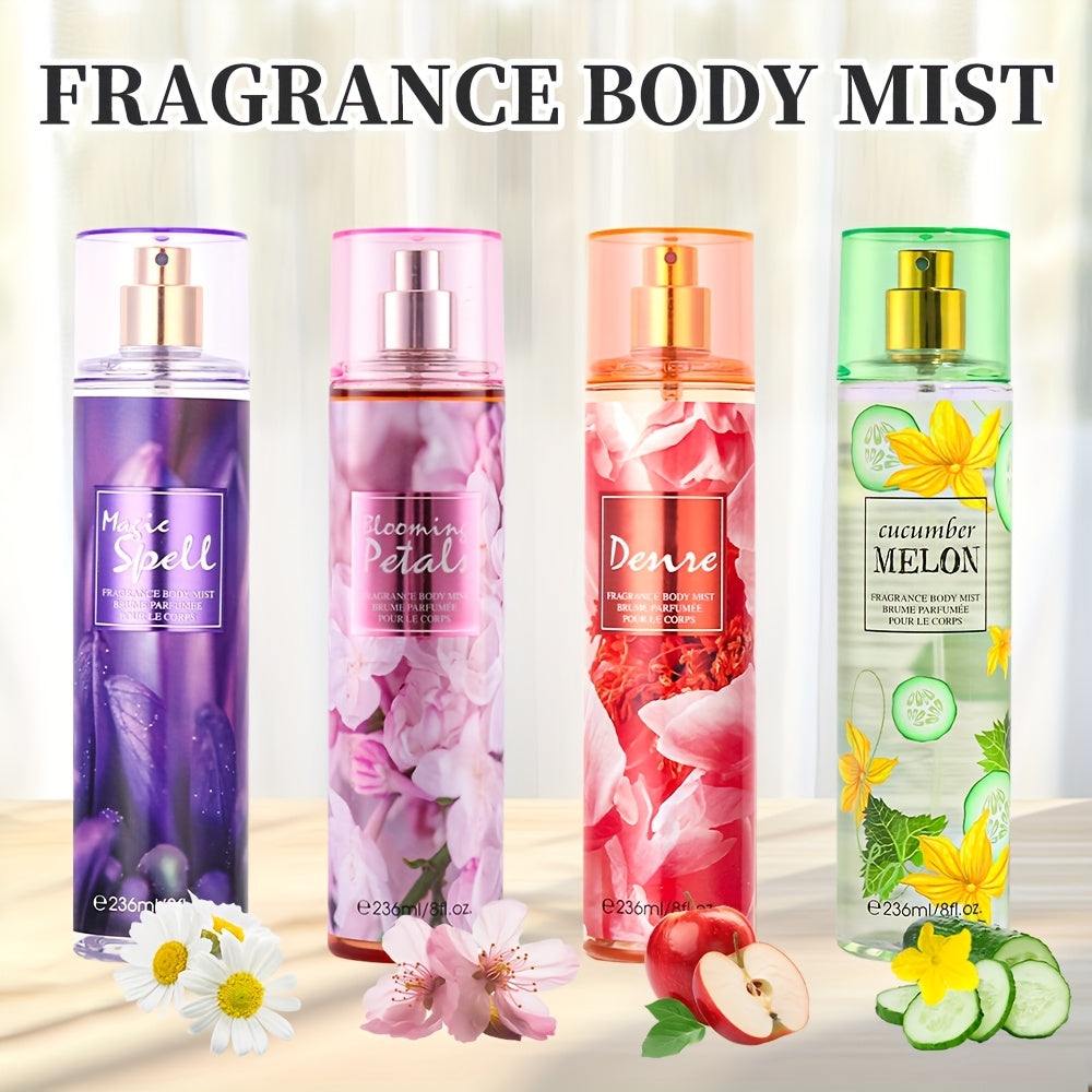 8 Fl.oz/236ml Hair & Body Mist For Women, Floral Fragrance Mist, Fresh Body Spray, Long-Lasting Perfume, Perfect For Daily Use, Dating, Parties And Gift Giving