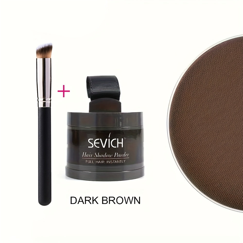 Root Coverage Powder for Thinning Hair - Hairline Concealer with Natural Shadow Effect, Voluminous Lift & Lightweight Formula, Sensitive Scalp Safe, Easy Brush Application for Men & Women All Hair Types
