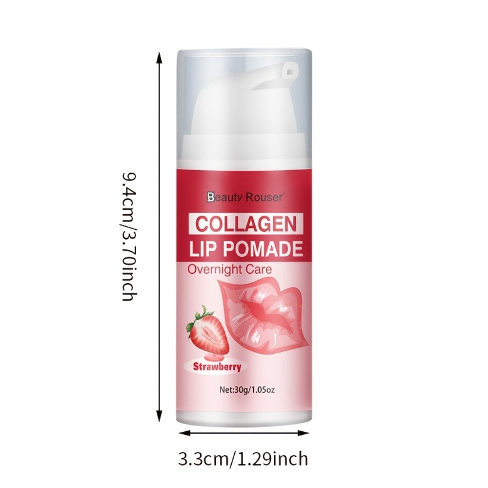 [Lip Essence Hydration] 30g Collagen Moisturizing Lip Essence - Plumps Lips, Day and Night Lip Care, Deep Hydration, Nourishes Dry Lips, Long-Lasting Moisture, Reveals -Clear, Hydrated Lips, Suitable for All Skin Types