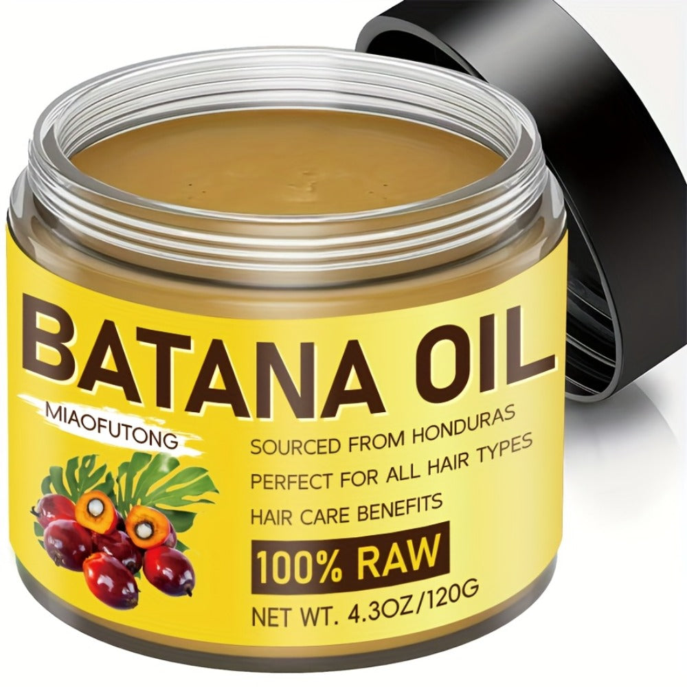 Hair Oil Treatment Banana 100% Raw Honduran Deeply Moisturizing Frizz Control Scalp Nourishment Repair Dry Damaged Hair All Hair Types 4.3oz 120g